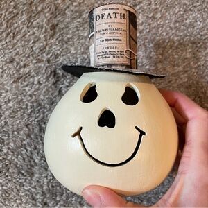 Painted light up gourd